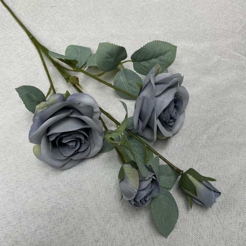 Bulk 4-Head Artificial Red Roses 11 Bulk 4 Head Artificial Red Roses 1