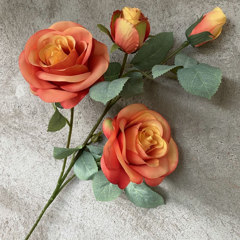 Bulk 4-Head Artificial Red Roses 9 Bulk 4 Head Artificial Red Roses 8