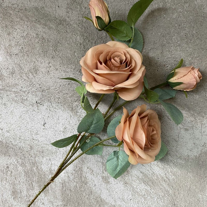 Bulk 4-Head Artificial Red Roses 8 Bulk 4 Head Artificial Red Roses 9