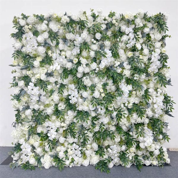 5D Artificial Flower Walls Background Roses Artificial Flowers