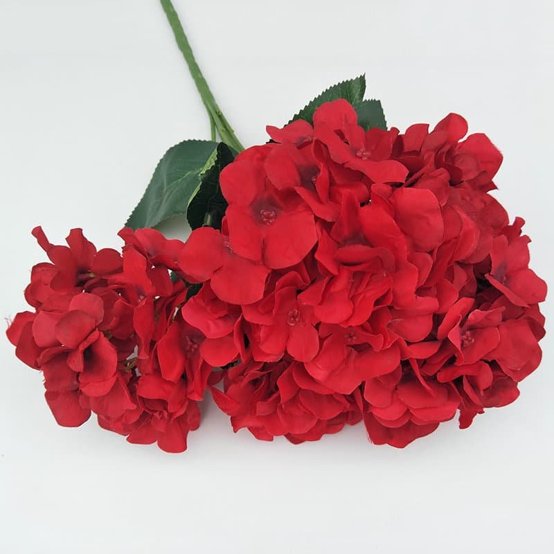 6-Head Artificial Hydrangea Flower Bush for Event Decoration 9 Artificial Hydrangea Flower Bush for Event Decoration 4