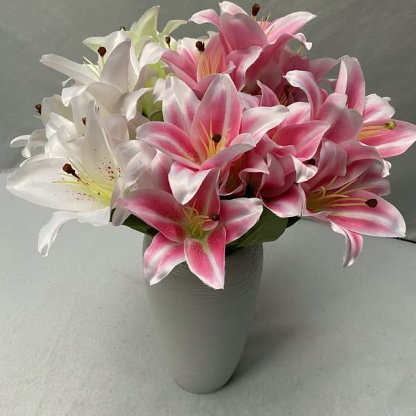 Artificial Lily Flowers for Wedding Decoration