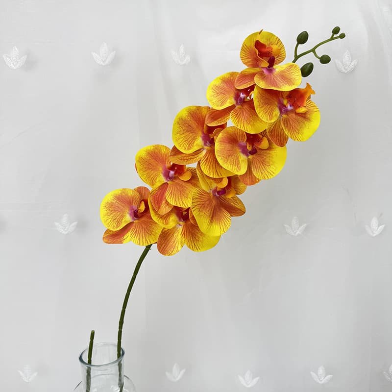 Artificial Phalaenopsis Orchid Flowers for Wedding Decoration 4 Artificial Phalaenopsis Orchid Flowers for Wedding Decoration 1