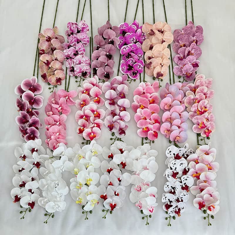 Artificial Phalaenopsis Orchid Flowers for Wedding Decoration 3 Artificial Phalaenopsis Orchid Flowers for Wedding Decoration 3