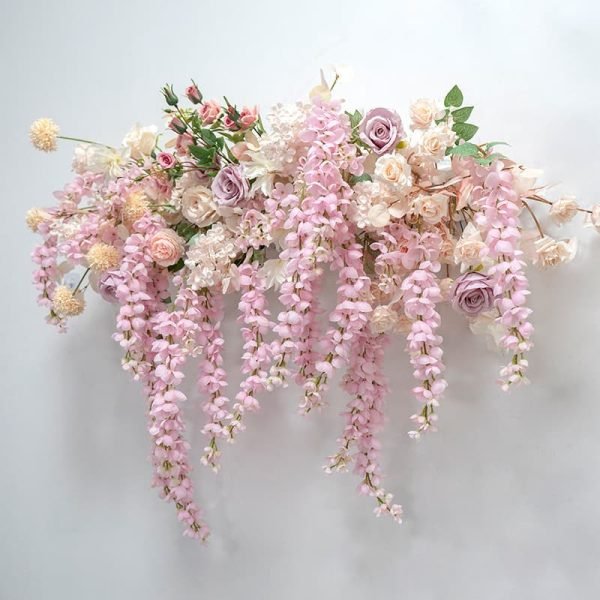 Artificial Wall Flower Row for Wedding Backdrop