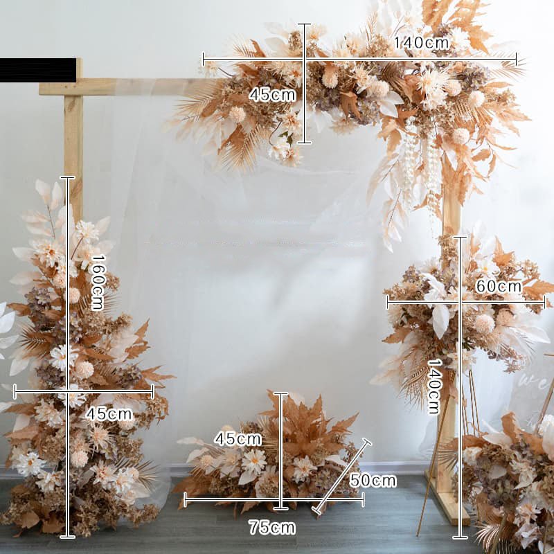 Diy Flower Arch For Wedding With Artificial Fall Flowers 2 Diy Flower Arch For Wedding With Artificial Fall Flowers 11