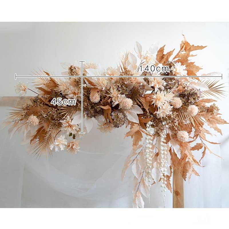 Diy Flower Arch For Wedding With Artificial Fall Flowers 7 Diy Flower Arch For Wedding With Artificial Fall Flowers 7