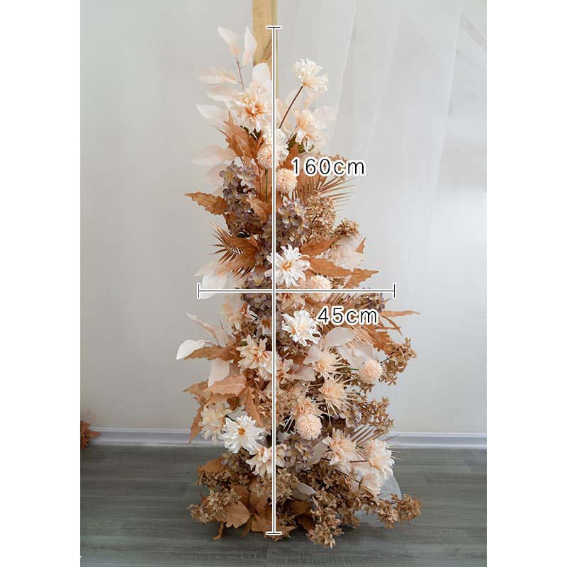 Diy Flower Arch For Wedding With Artificial Fall Flowers 6 Diy Flower Arch For Wedding With Artificial Fall Flowers 8