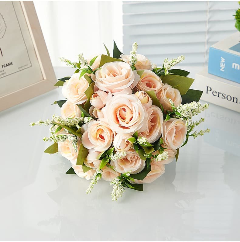 Elegant Artificial Bridesmaid Bouquet for Wedding Ceremony 4 Elegant Artificial Bridesmaid Bouquet for Wedding Ceremony 14