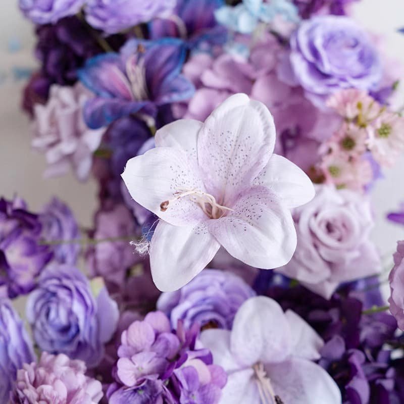 Fake Flower Table Runner For Wedding Home Decoration 3 Fake Flower Table Runner For Wedding Home Decoration 4