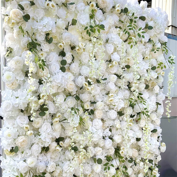 Flower Backdrop Wall For Wedding With Artificial Rose 2 Flower Backdrop Wall For Wedding With Artificial Rose 2