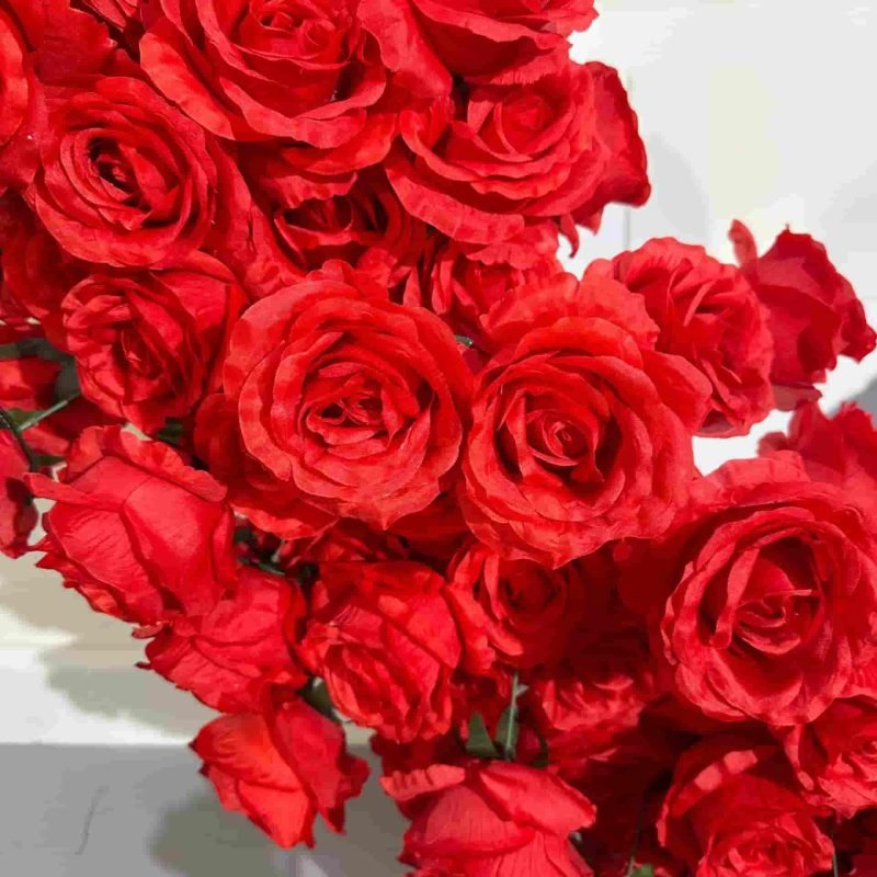 Flower Heart Arch With Artificial Real Flowers 4 Flower Heart Arch With Artificial Real Flowers 4