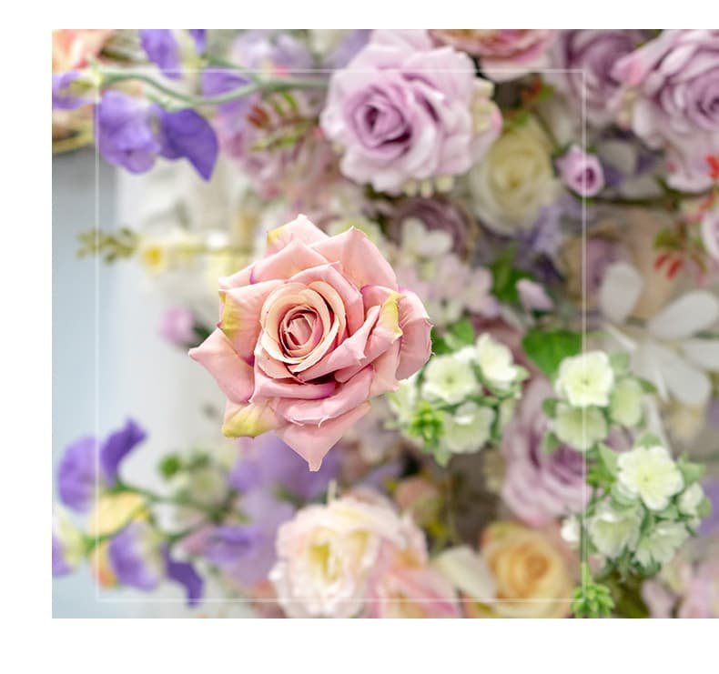 Flower Table Runner Wedding Pink Artificial Flower For Decoration 5 Flower Table Runner Wedding Pink Artificial Flower For Decoration 6