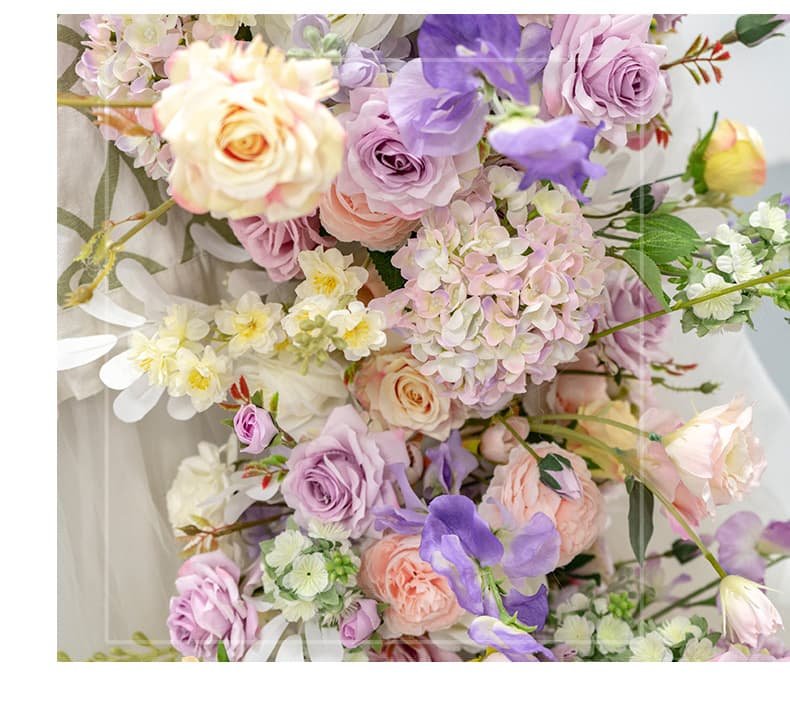 Flower Table Runner Wedding Pink Artificial Flower For Decoration 3 Flower Table Runner Wedding Pink Artificial Flower For Decoration 8