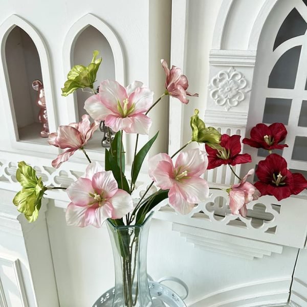 Lifelike Artificial Tulip Stem for DIY Floral Arrangements