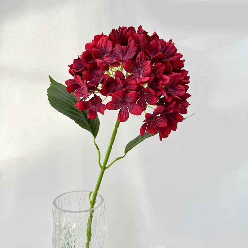 Lifelike Silk Hydrangea Flower for Vase Decoration 8 Lifelike Silk Hydrangea Flower for Vase Decoration 4