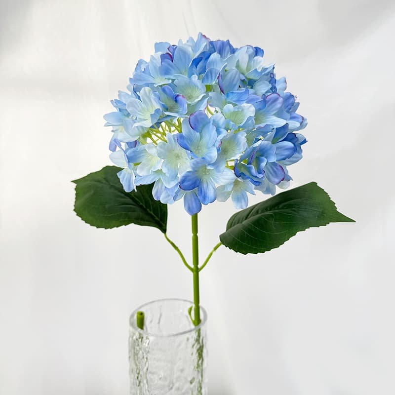 Lifelike Silk Hydrangea Flower for Vase Decoration 6 Lifelike Silk Hydrangea Flower for Vase Decoration 6
