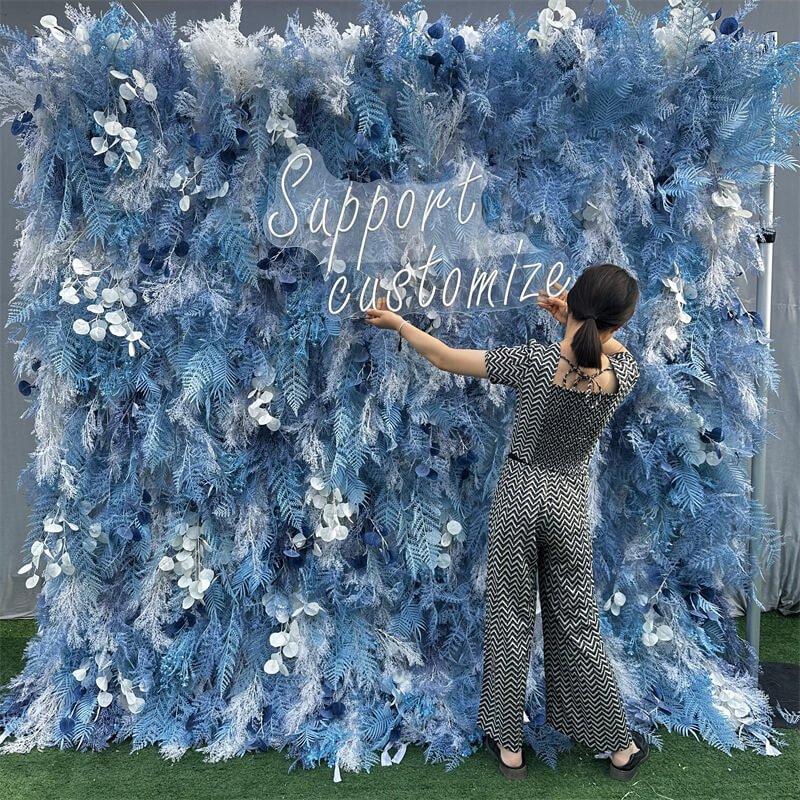 Pampas Flower Wall Decor Backdrop Roll Up 2 Pampas Flower Wall Decor Backdrop Roll Up 2