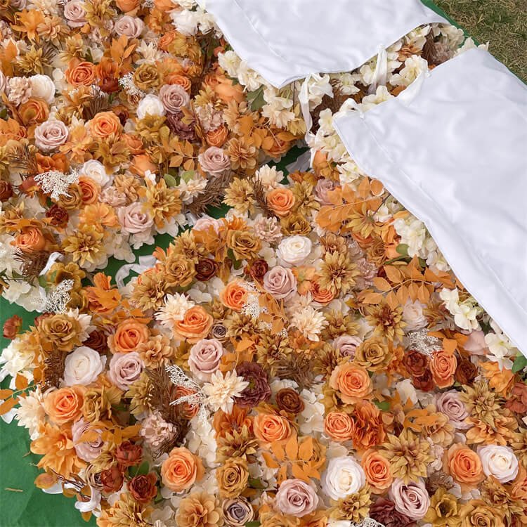Roll Up Flower Wall With Stand Artificial Fall Flowers For Weddings 3 Roll Up Flower Wall With Stand Artificial Fall Flowers For Weddings 3