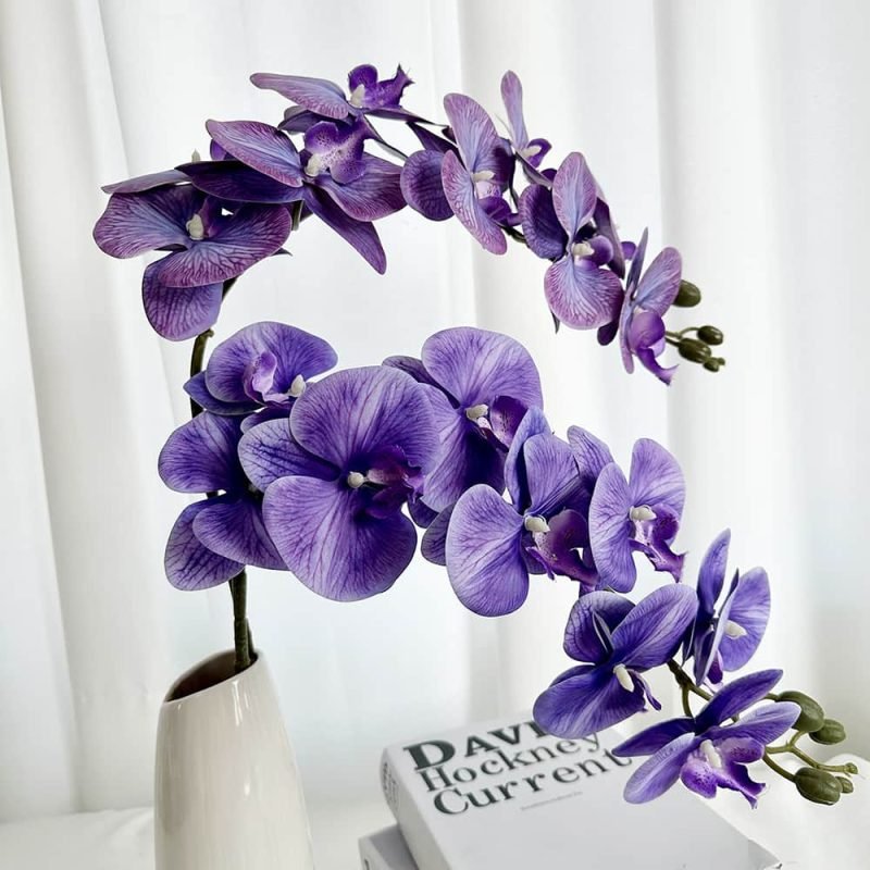 Silk Orchid Flower Arrangement for Home and Office Décor 2 Silk Orchid Flower Arrangement for Home and Office Decor 2