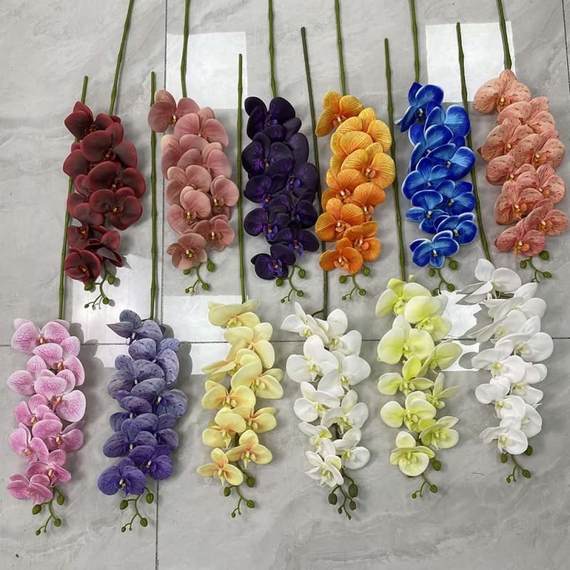 Silk Orchid Flower Arrangement for Home and Office Décor 4 Silk Orchid Flower Arrangement for Home and Office Decor 5
