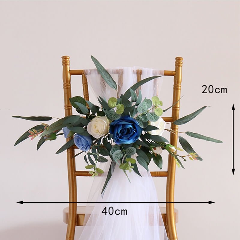 Wedding Aisle Chair Decor Dusty Rose Artificial Flowers 8 Wedding Aisle Chair Decor Dusty Rose Artificial Flowers 7