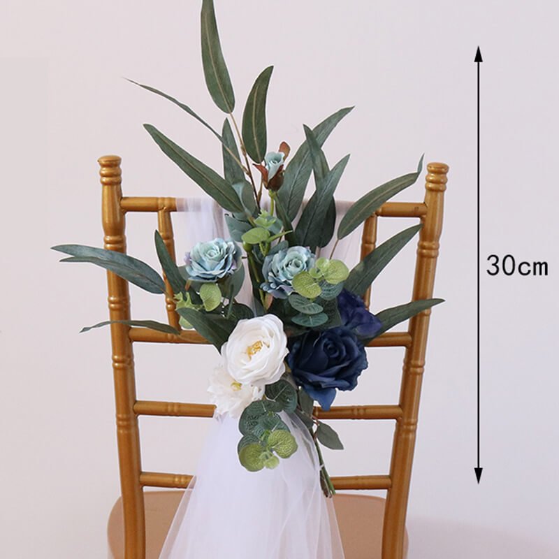 Wedding Aisle Chair Decor Dusty Rose Artificial Flowers 7 Wedding Aisle Chair Decor Dusty Rose Artificial Flowers 8