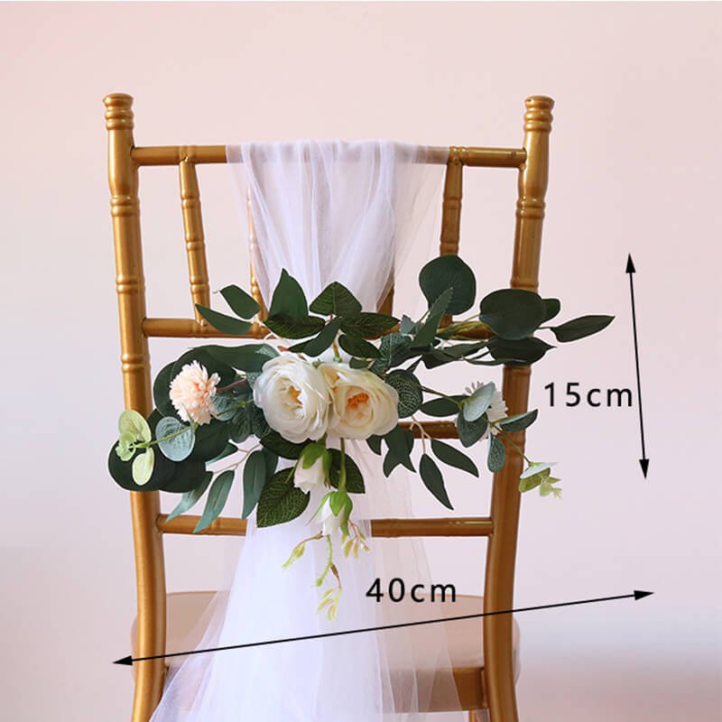 Wedding Aisle Chair Decor Dusty Rose Artificial Flowers 6 Wedding Aisle Chair Decor Dusty Rose Artificial Flowers 9