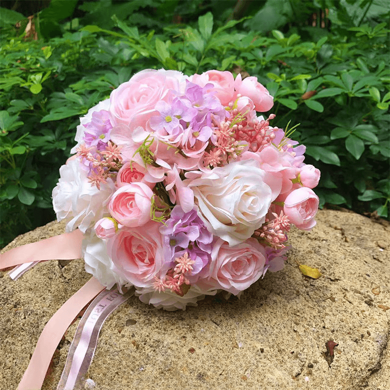 Artificial Flower Rose Bridal Bouquet Wedding 3 artificial flower rose bridal bouquet wedding 5