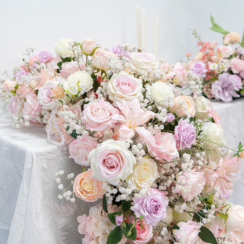 Artificial Flower Table Runner Waterfall Flower Trailed Floral Decoration 5 artificial flower table runner Waterfall Flower Trailed Floral Decoration 4