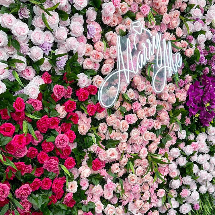 Roll Up Artificial Flower Wall With Red Roses 3 roll up artificial flower wall with red roses 3