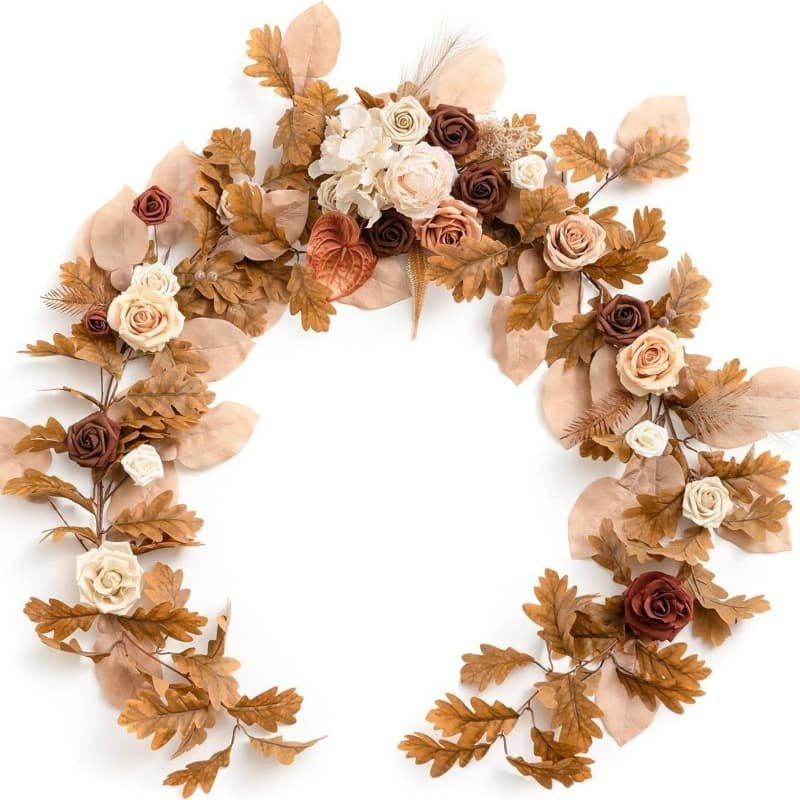 Artificial Flower Garland for Wedding Party Head Table 15 Artificial Flower Garland for Wedding Party Head Table 10