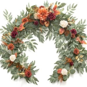 artificial eucalyptus wreath for everyday dining table decor
