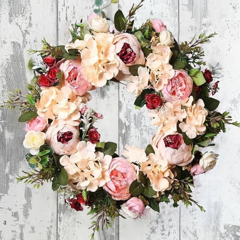 Artificial Wreaths Wholesale – Premium Decorative Floral Wreaths 2 Faux flower wreath for weddings