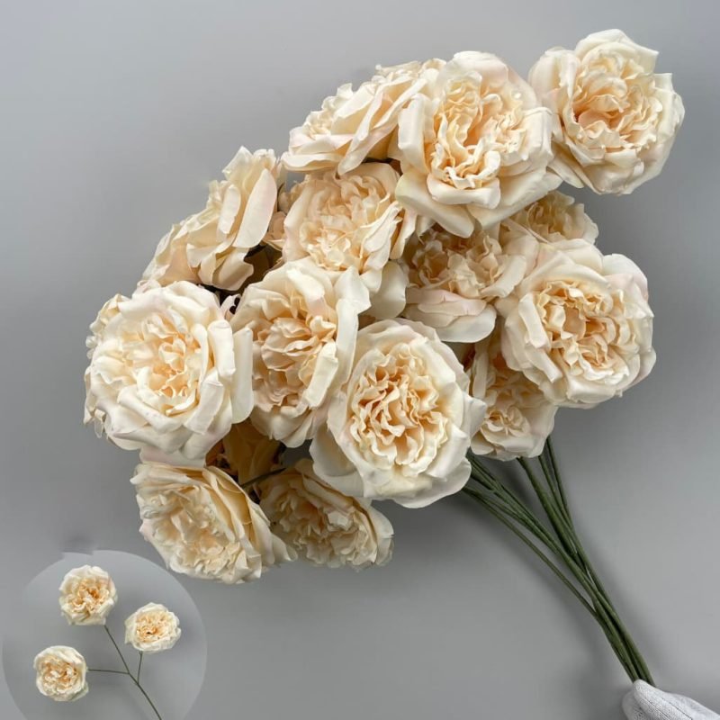 Wholesale 130 Kinds Champagne Artificial Flowers for Home & Event Decoration 9 Champagne Artificial Flowers 132