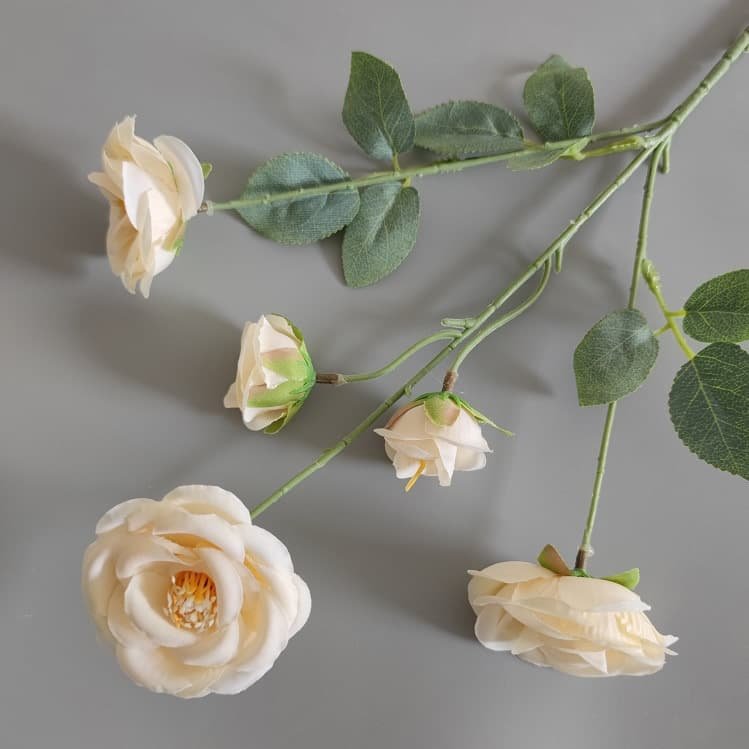 Wholesale 130 Kinds Champagne Artificial Flowers for Home & Event Decoration 58 Champagne Artificial Flowers 81