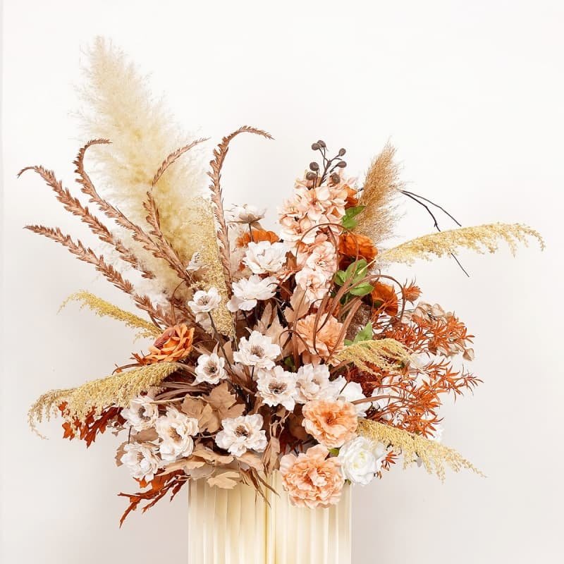 Silk Flower Arrangements Centerpieces for Wedding Table 33 Artificial flower bouquet for hotel and wedding banquet tables