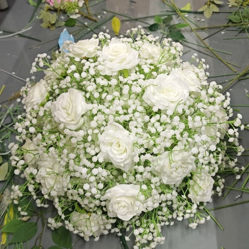 Silk Flower Arrangements Centerpieces for Wedding Table 27 Small artificial flower bouquet for cafes and restaurant table decor