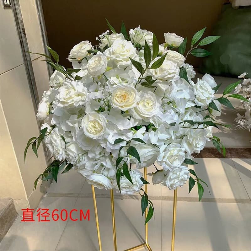 Silk Flower Arrangements Centerpieces for Wedding Table 15 60cm white Silk Flower Arrangements Centerpieces