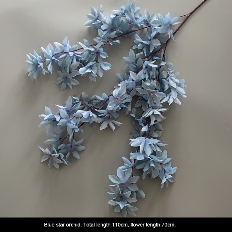 Realistic Blue Faux Flowers for Weddings & Events 79 artificial blue flowers 13
