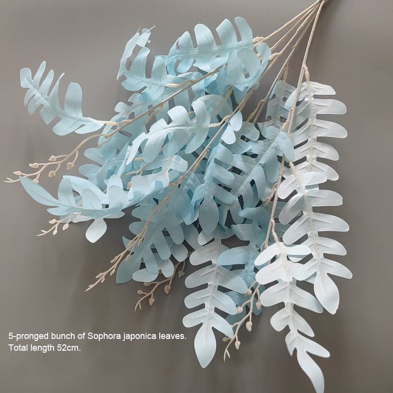 Realistic Blue Faux Flowers for Weddings & Events 78 artificial blue flowers 14