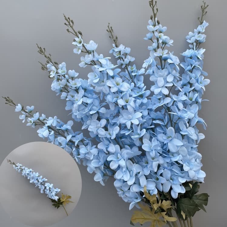 Realistic Blue Faux Flowers for Weddings & Events 67 artificial blue flowers 25