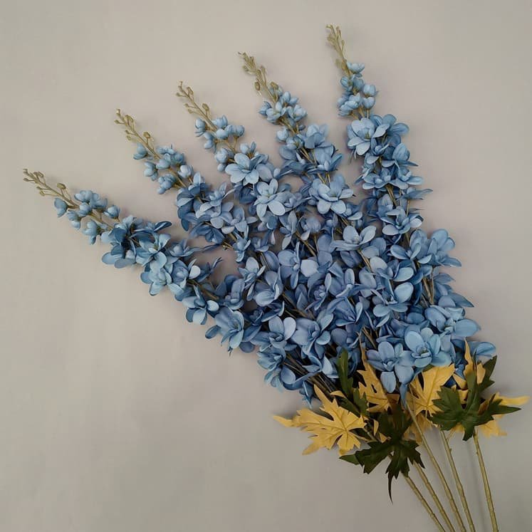 Realistic Blue Faux Flowers for Weddings & Events 60 artificial blue flowers 32