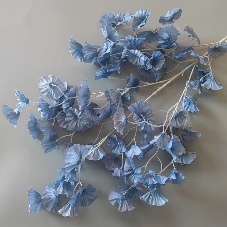 Realistic Blue Faux Flowers for Weddings & Events 55 artificial blue flowers 37