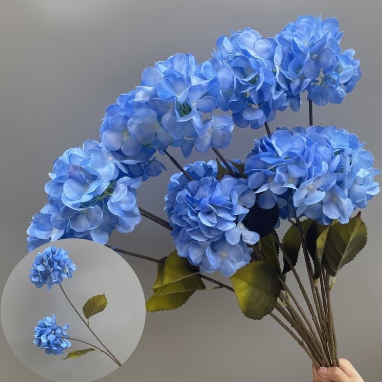 Realistic Blue Faux Flowers for Weddings & Events 54 artificial blue flowers 38