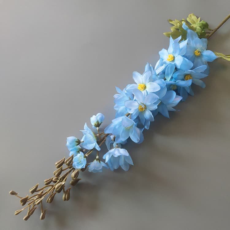 Realistic Blue Faux Flowers for Weddings & Events 53 artificial blue flowers 39