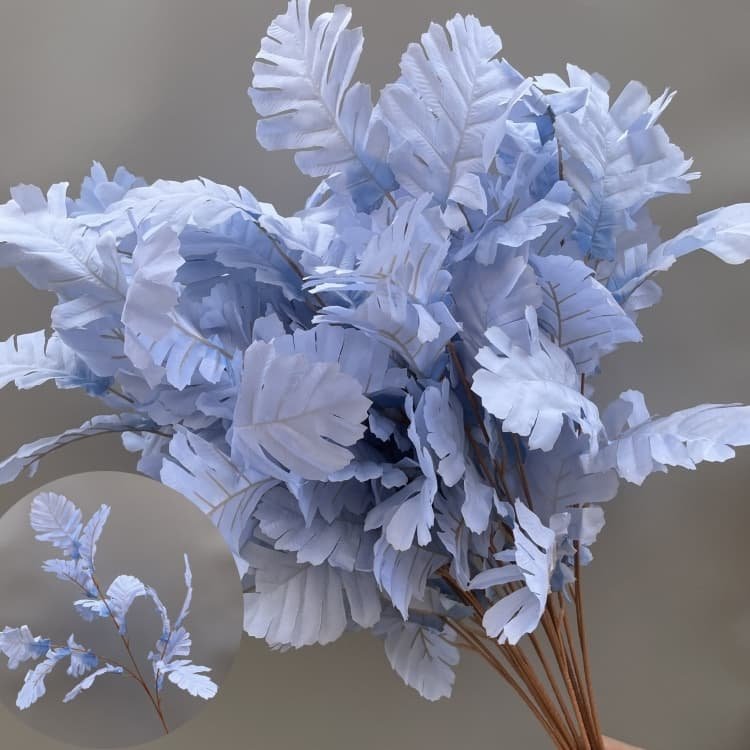 Realistic Blue Faux Flowers for Weddings & Events 38 artificial blue flowers 53
