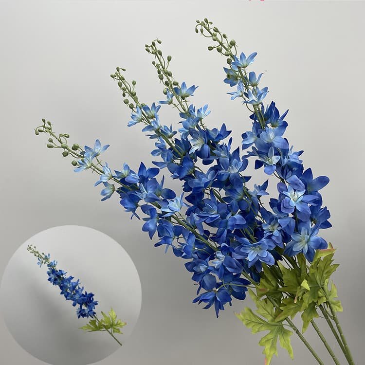 Realistic Blue Faux Flowers for Weddings & Events 33 artificial blue flowers 59