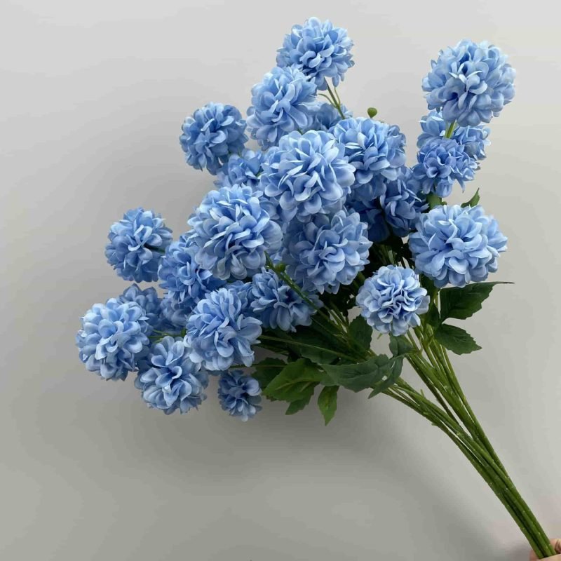 Realistic Blue Faux Flowers for Weddings & Events 86 artificial blue flowers 6