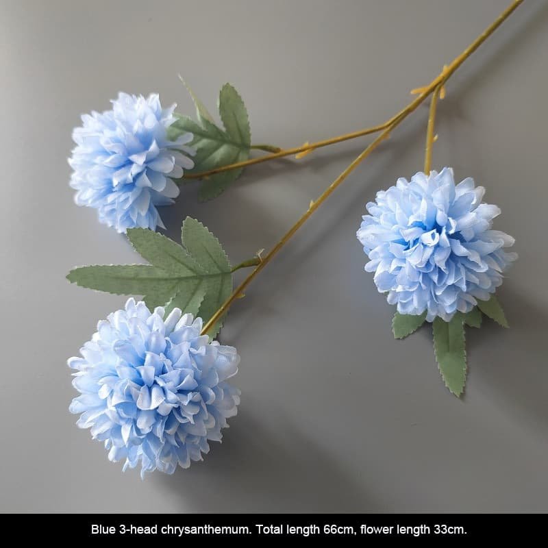 Realistic Blue Faux Flowers for Weddings & Events 83 artificial blue flowers 9